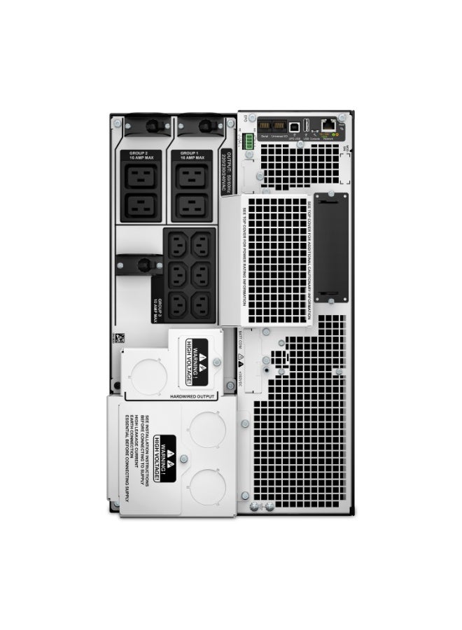 اي بي سي SRT8KXLI | مزوّد طاقة غير منقطع (UPS) من APC طراز Smart-UPS SRT بقدرة 8000 فولت-أمبير، قابل للاستخدام كراك أو برج، يعمل على 230 فولت | تحويل مزدوج أونلاين | وحدة أساسية - Image 2